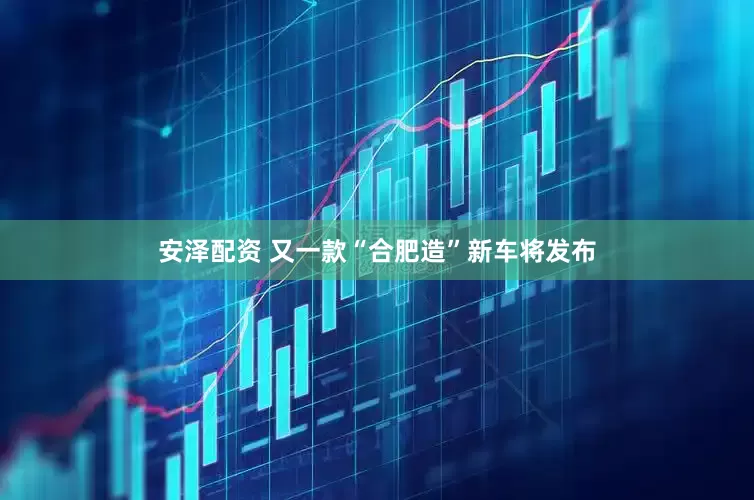 安泽配资 又一款“合肥造”新车将发布