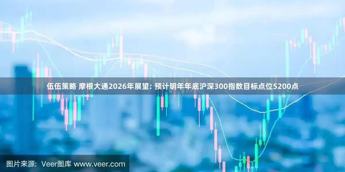 伍伍策略 摩根大通2026年展望: 预计明年年底沪深300指数目标点位5200点